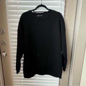 Zara black oversized sweatshirt